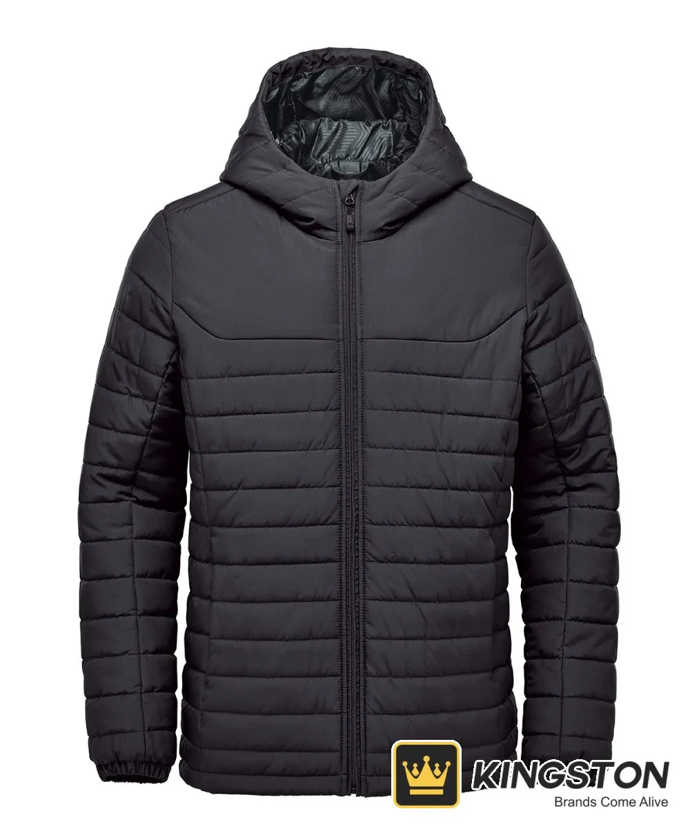 Stormtech Nautilus Quilted Hooded Jacket in Black