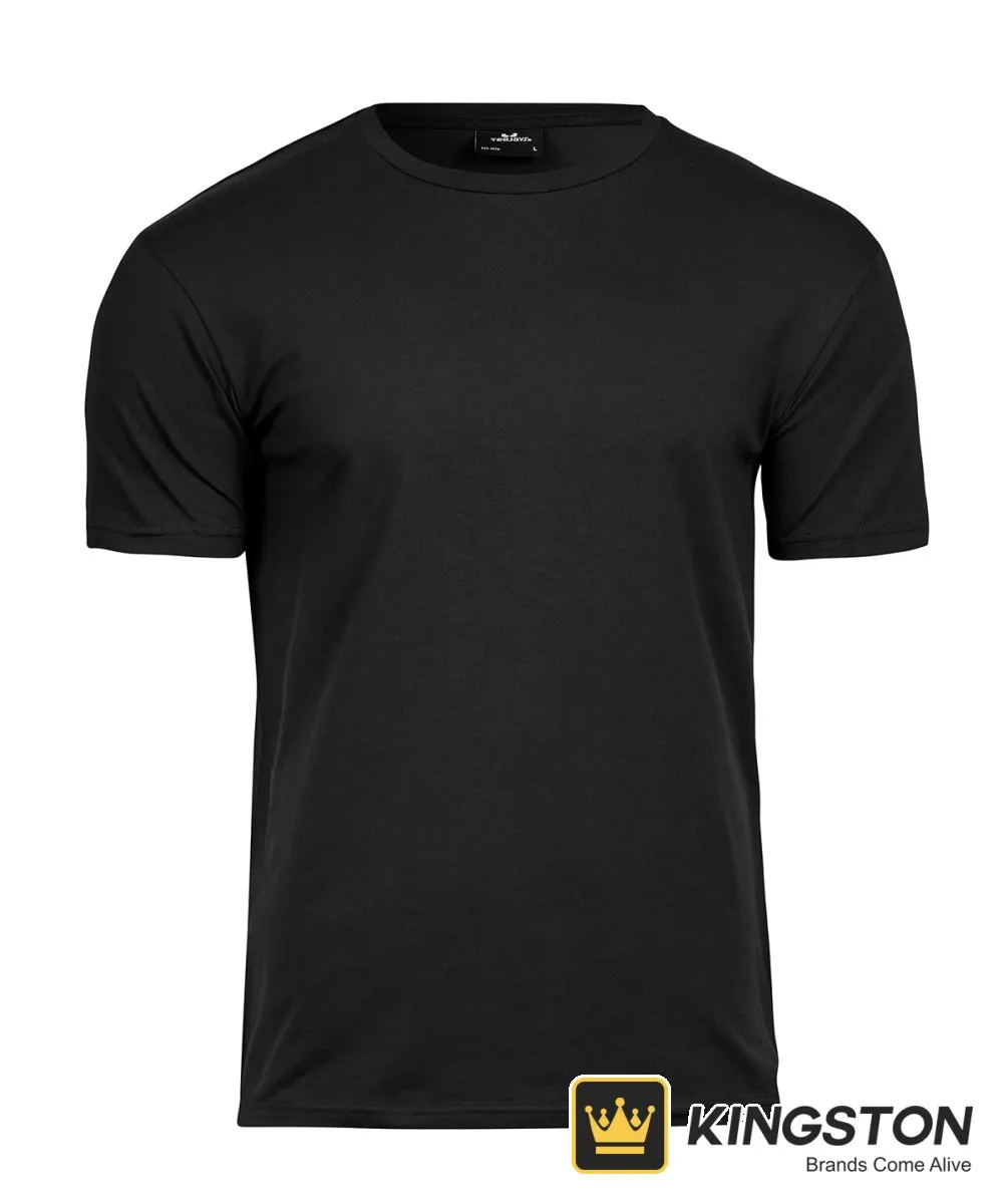 Tee Jays Stretch Tee 400 in Black