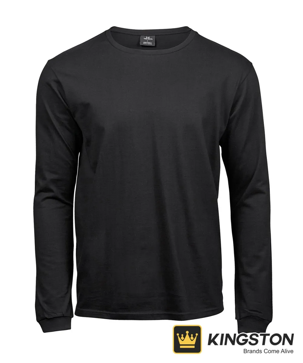 Tee Jays Long Sleeve Fashion Sof Tee 8007 in Black