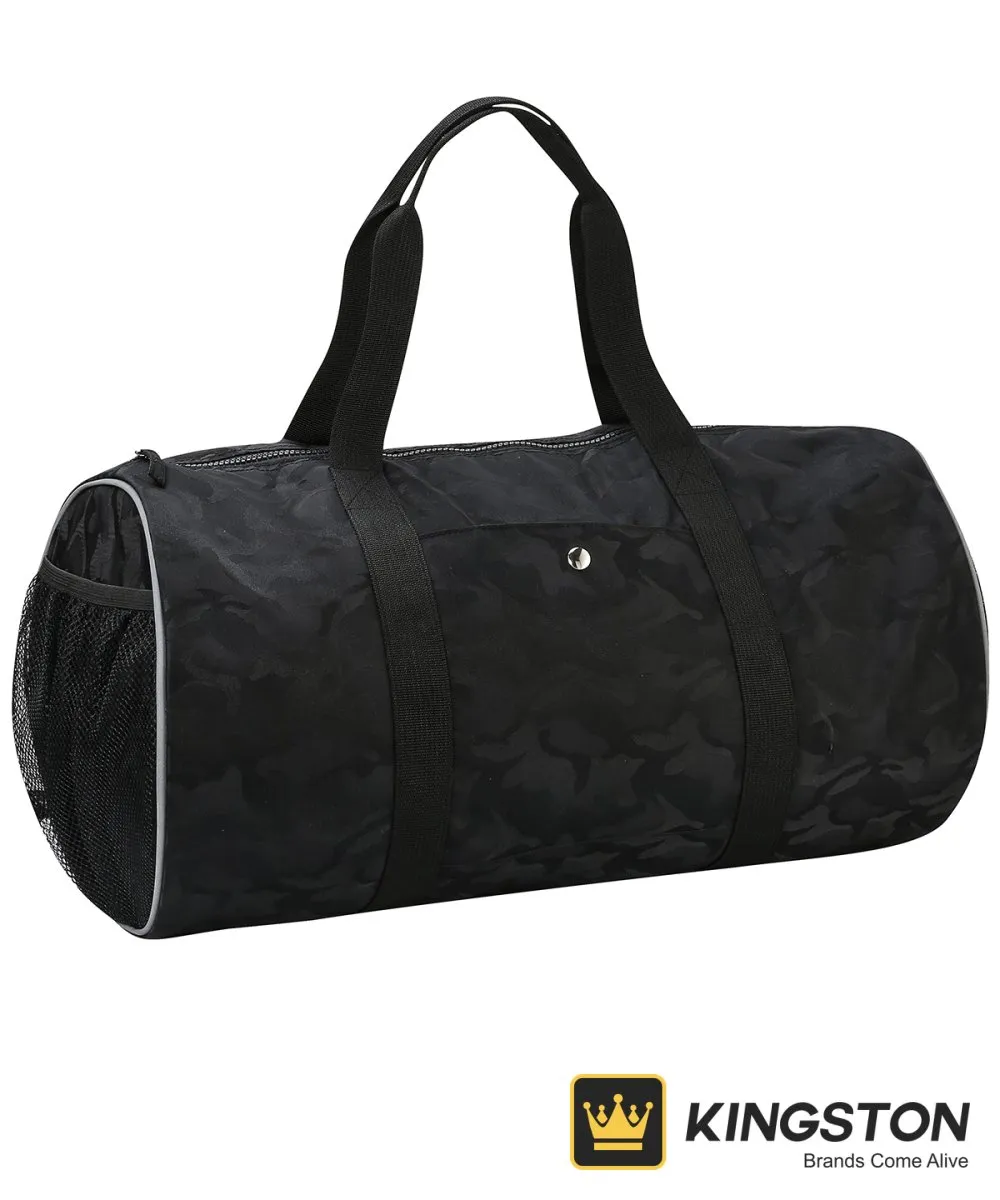TriDri Camo Everyday Roll Bag in Black Camo