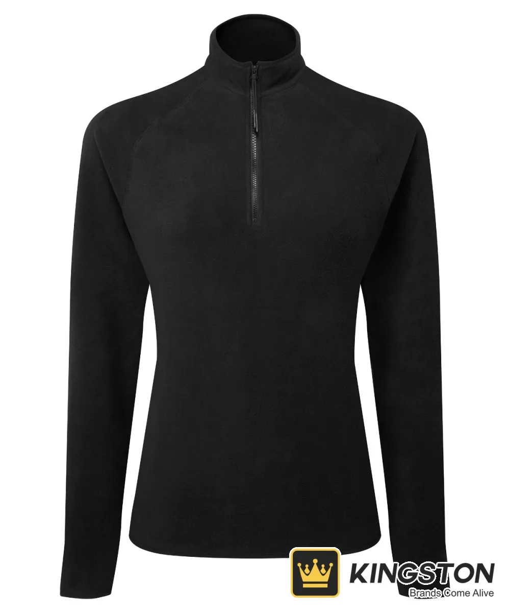 TriDri Women's Elements Active Fitted Fleece in Black