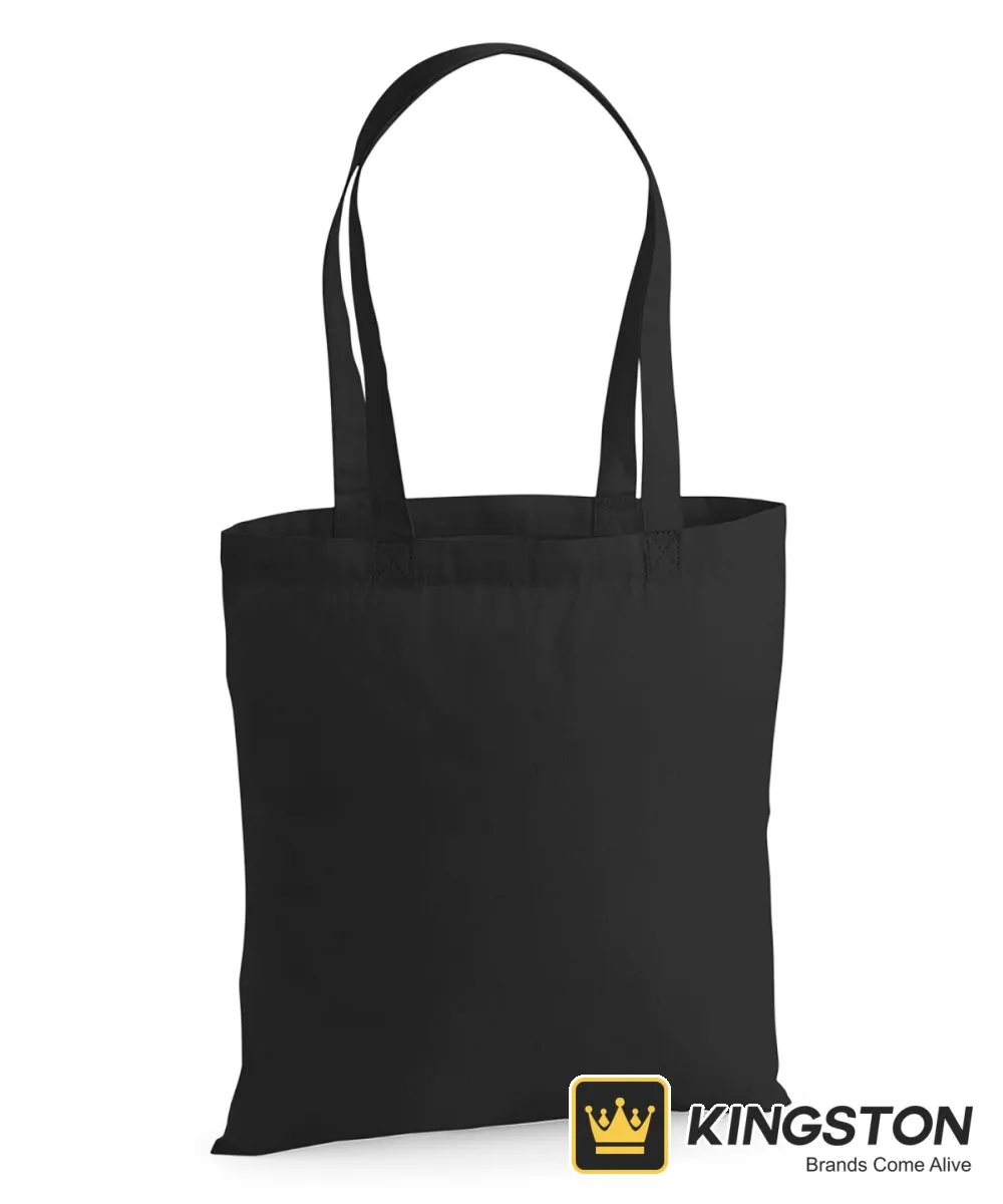 Westford Mill Premium Cotton Tote in Black