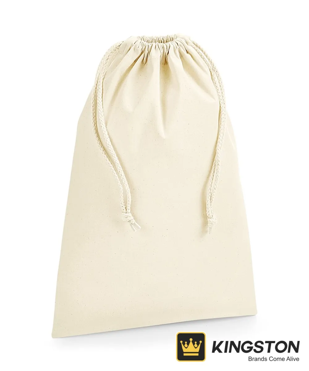 Westford Mill Organic Premium Cotton Stuff Bag in Natural