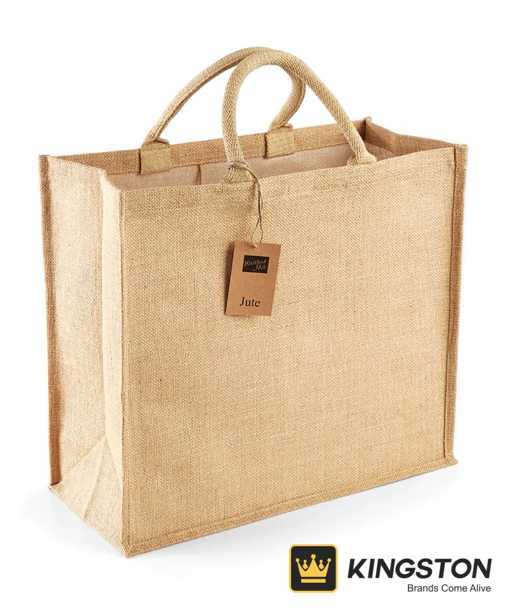 Westford Mill Jute Jumbo Shopper in Natural