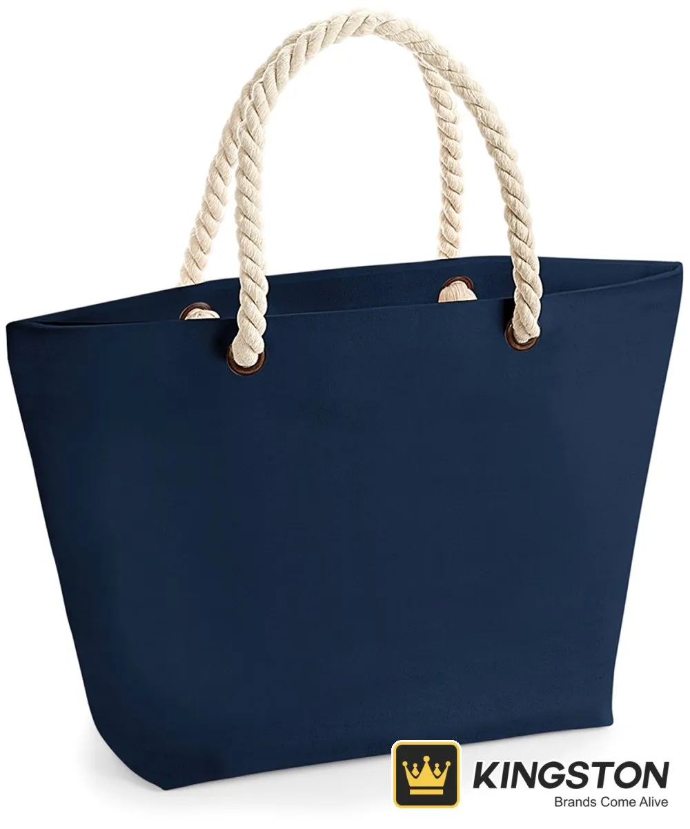 Westford Mill Nautical Beach Bag in French Navy