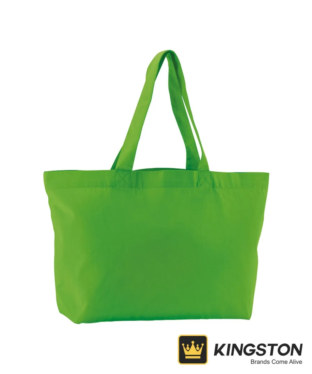 Westford Mill EarthAware® Organic Twill Shopper in Apple Green