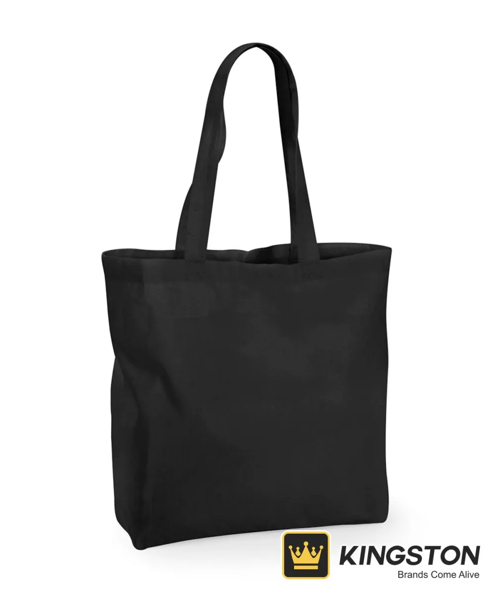 Westford Mill Recycled Cotton Maxi Tote in Black