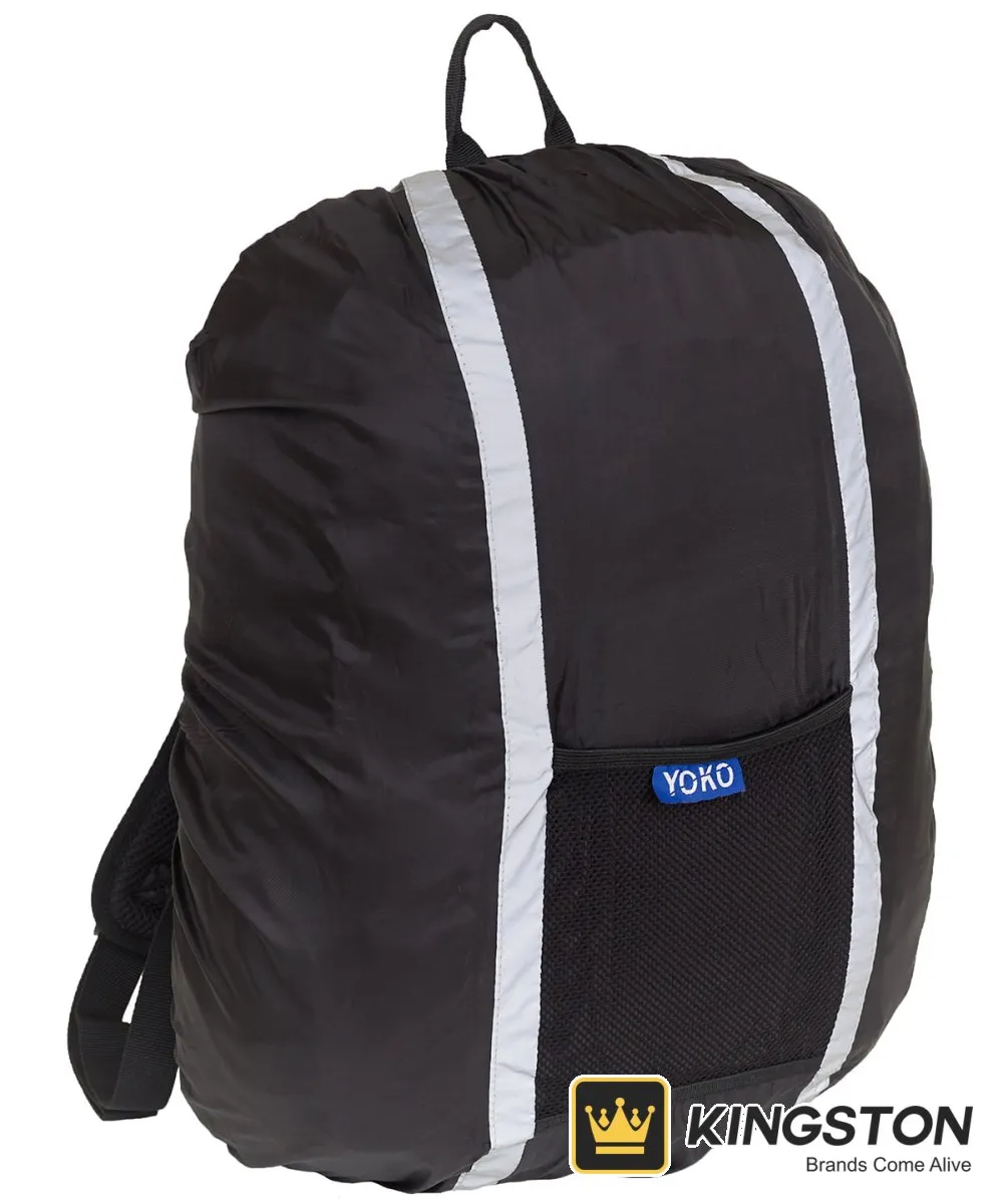 Yoko Hi-Vis Rucksack Cover in Black