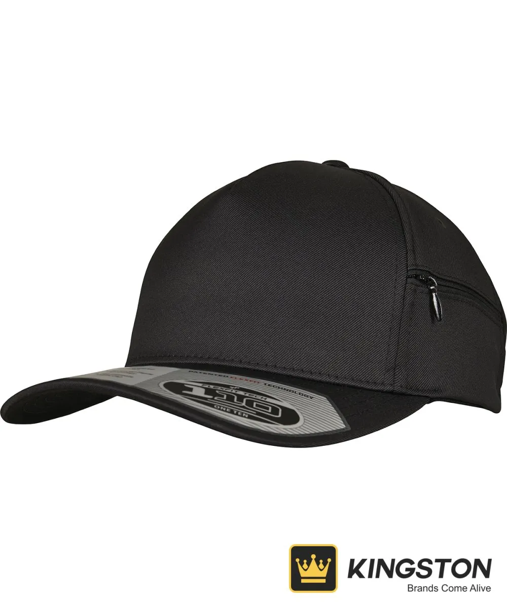 Flexfit by Yupoong 110 Pocket Cap 110ZP in Black
