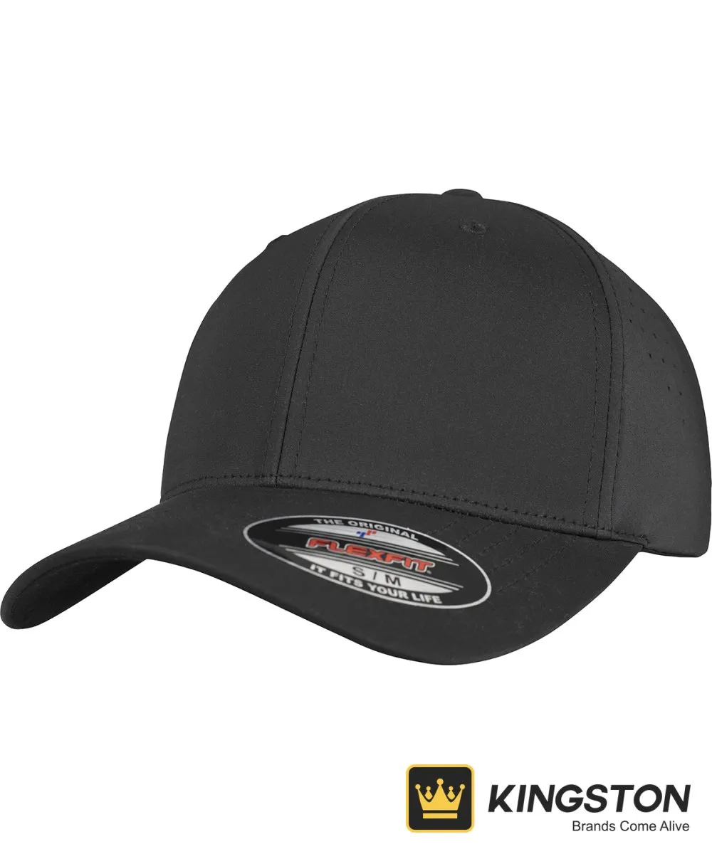 Flexfit by Yupoong Perforated Cap 6277P in Black