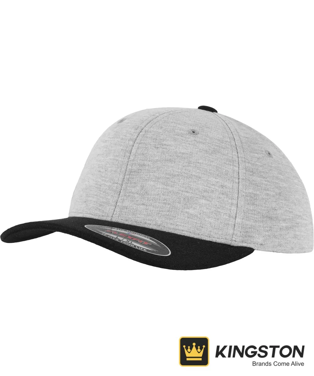 Flexfit by Yupoong Double Jersey 2-Tone Cap 6778T in Grey/Black