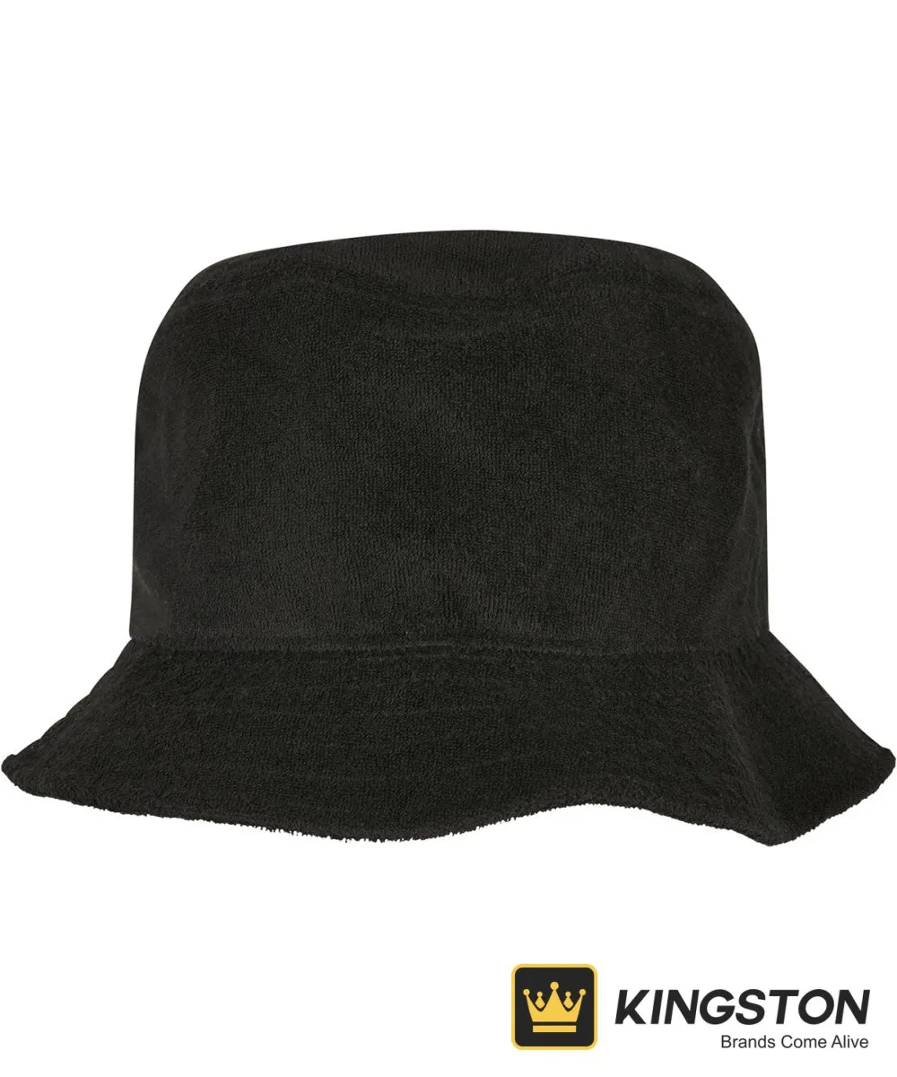 Flexfit by Yupoong Frottee Bucket Hat 5003FB in Black