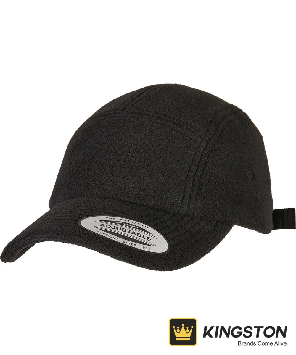 Flexfit by Yupoong Polar Fleece Jockey Cap 7005PF in Black