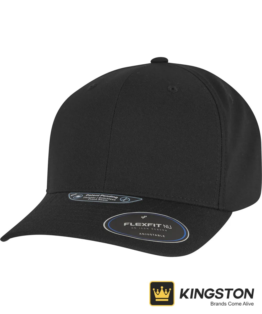 Flexfit by Yupoong Flexfit NU Adjustable Snapback 6110NU in Black