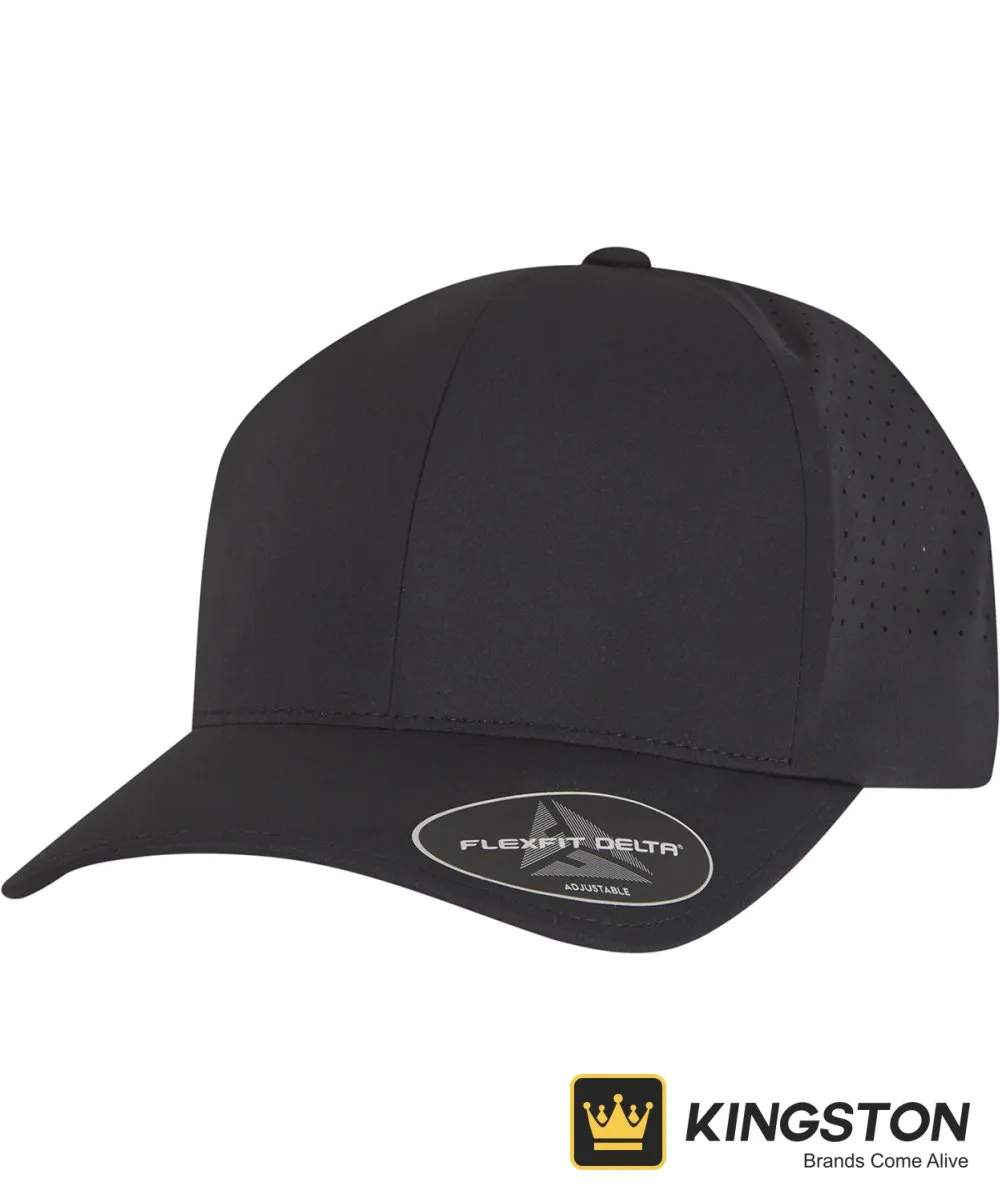 Flexfit by Yupoong Flexfit Delta Snapback 180AP in Black