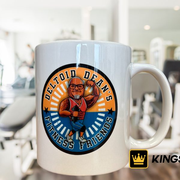 Deltoid Dean’s Fitness Friends Branded Mug